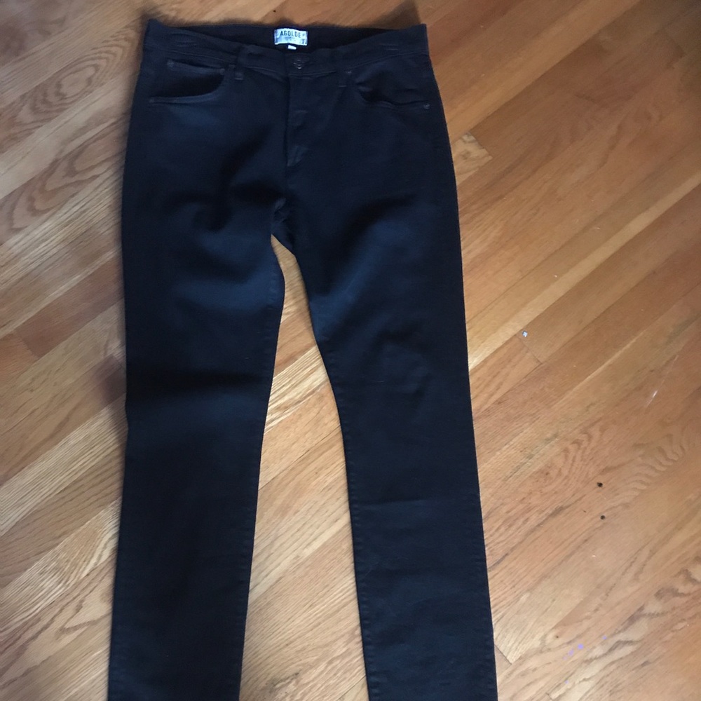 Mens Black waist 34 AG jeans awesome